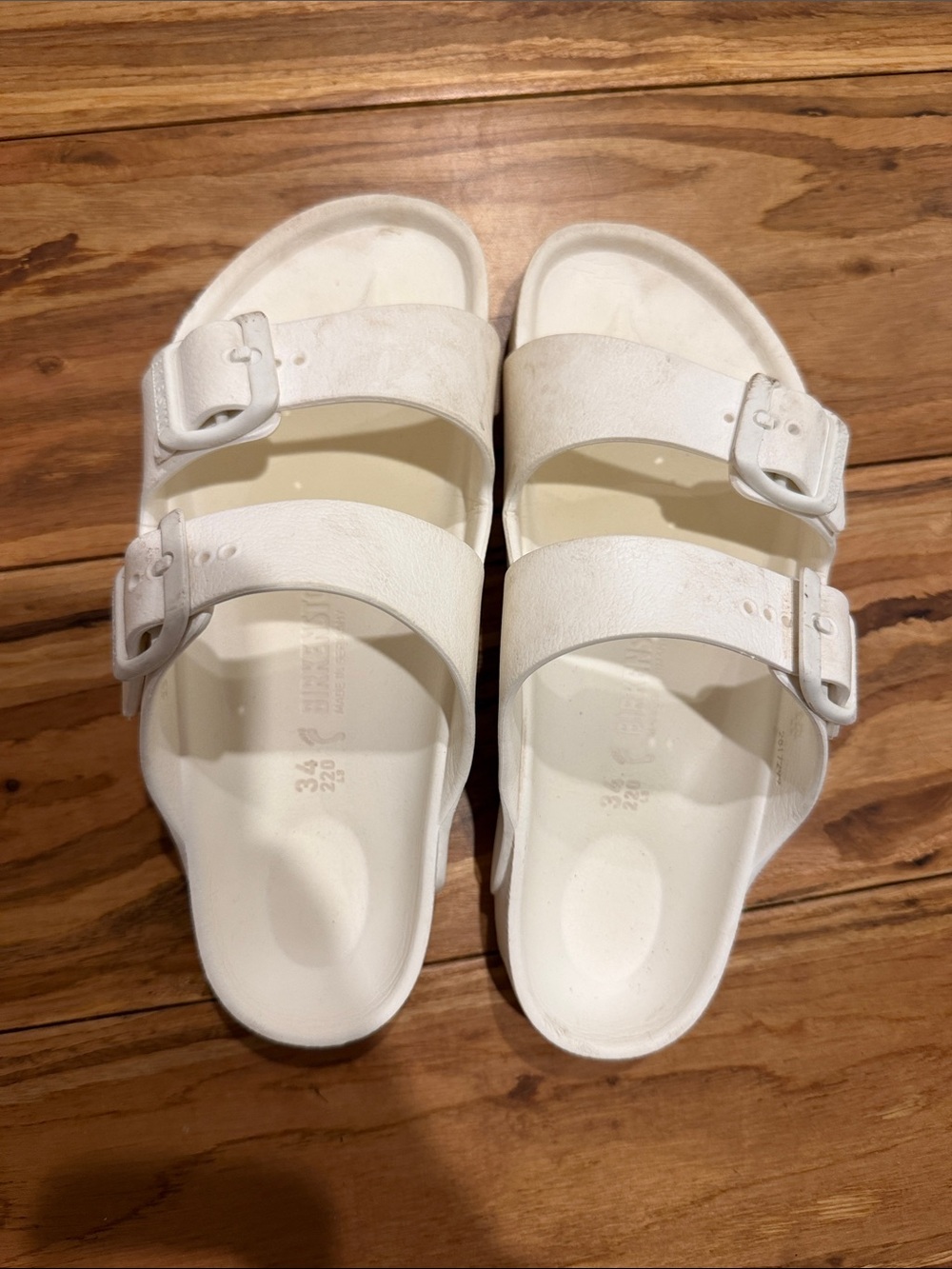 Kids white Birkenstock sandals Eva style